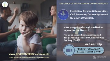 The Office Children's Lawyer Approved - Divorce and Separation Parenting Course (Mondays in January)